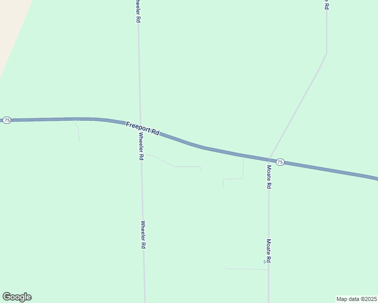 map of restaurants, bars, coffee shops, grocery stores, and more near 12276 Freeport Road in Durand