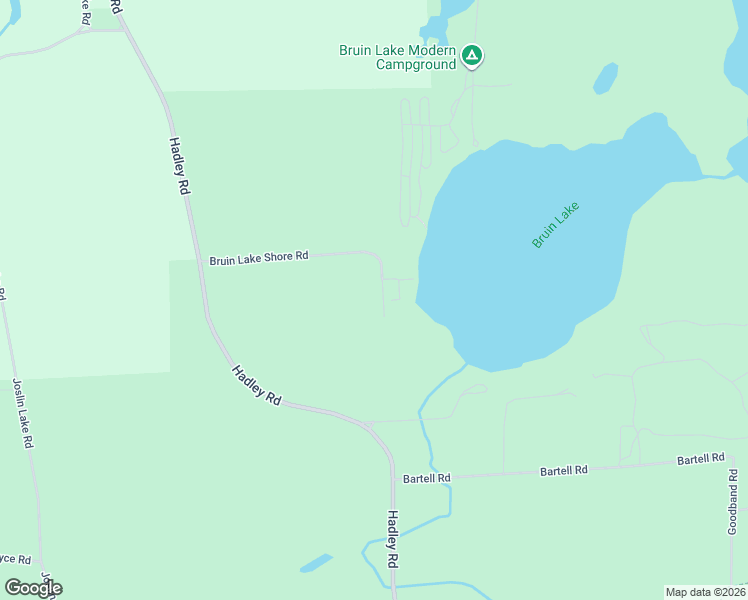 map of restaurants, bars, coffee shops, grocery stores, and more near 3533 Coon Road in Gregory