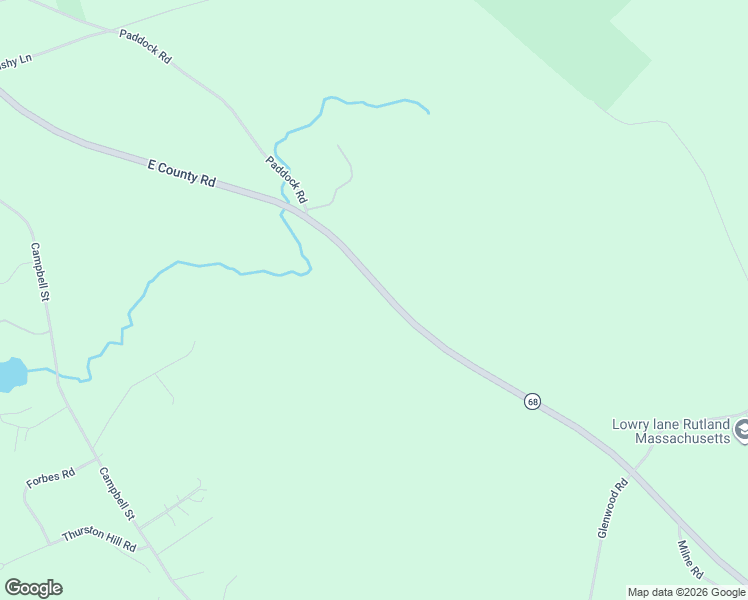 map of restaurants, bars, coffee shops, grocery stores, and more near 325 East County Road in Rutland