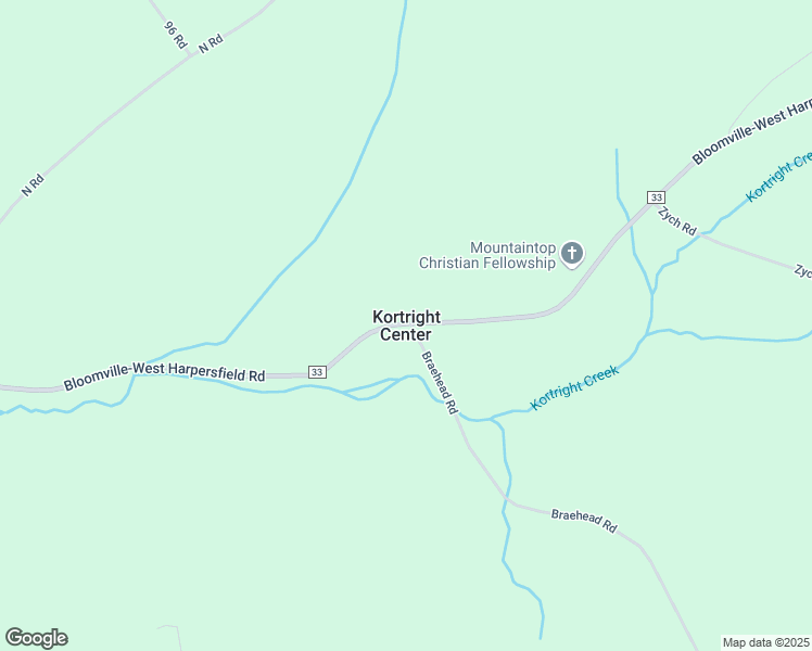 map of restaurants, bars, coffee shops, grocery stores, and more near in Kortright Center
