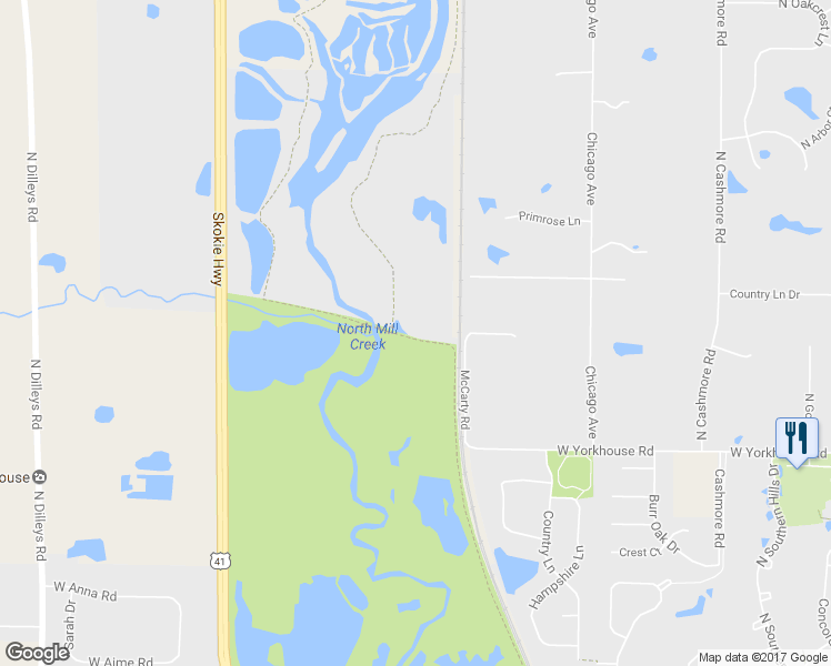 map of restaurants, bars, coffee shops, grocery stores, and more near 15225 Sandy Court in Wadsworth