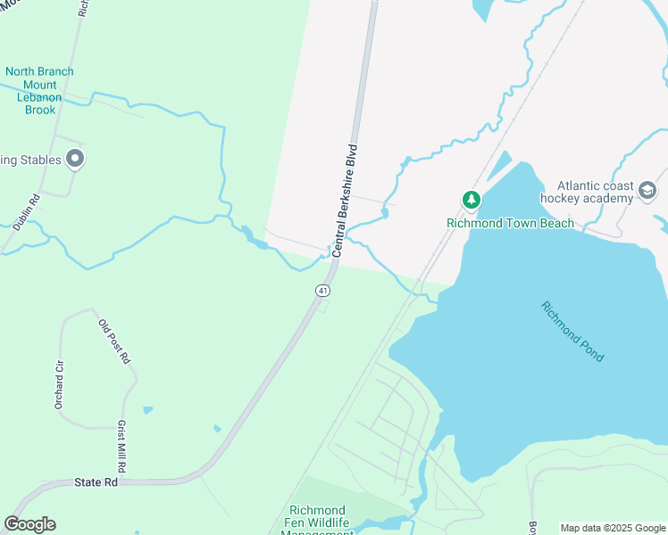 map of restaurants, bars, coffee shops, grocery stores, and more near 196 State Road in Pittsfield