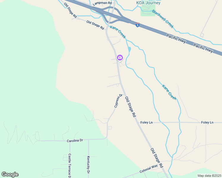 map of restaurants, bars, coffee shops, grocery stores, and more near 9251 Old Stage Road in Central Point