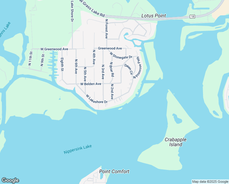 map of restaurants, bars, coffee shops, grocery stores, and more near 38211 North 2nd Avenue in Spring Grove