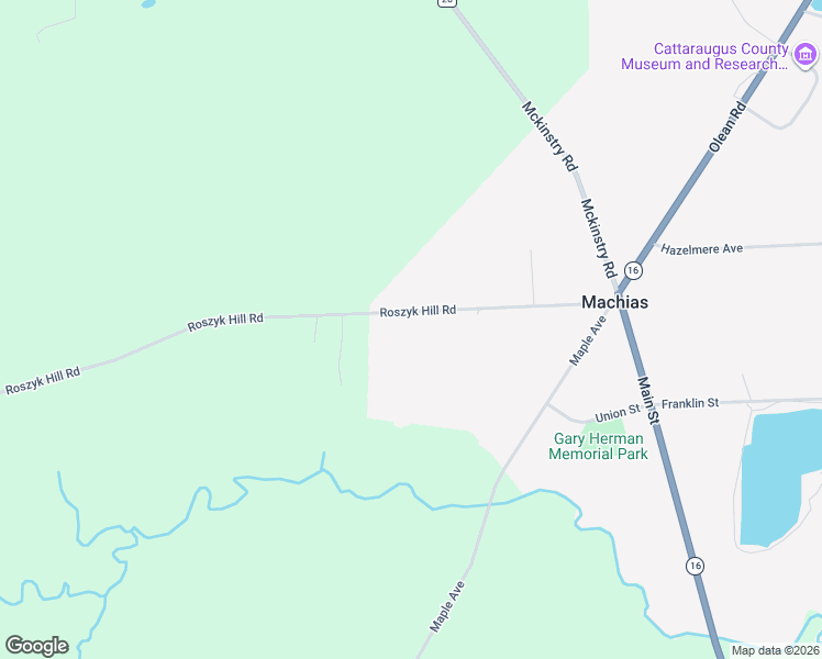 map of restaurants, bars, coffee shops, grocery stores, and more near 3585 Roszyk Hill Road in Machias