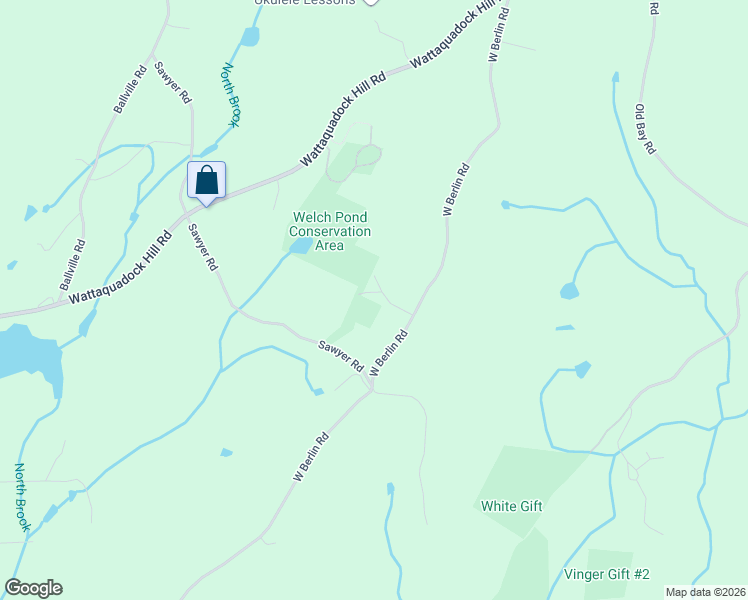 map of restaurants, bars, coffee shops, grocery stores, and more near 165 West Berlin Road in Bolton