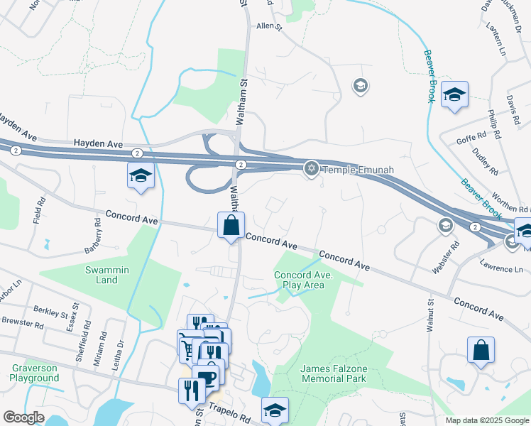 map of restaurants, bars, coffee shops, grocery stores, and more near 1 Piper Road in Lexington