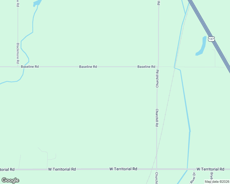 map of restaurants, bars, coffee shops, grocery stores, and more near 12900 Churchill Road in Rives Junction