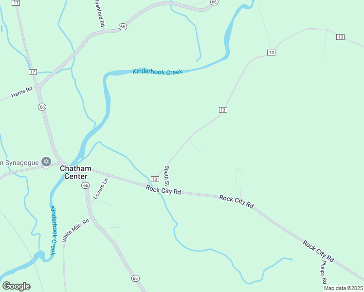 map of restaurants, bars, coffee shops, grocery stores, and more near 31 County Road 13 in Old Chatham