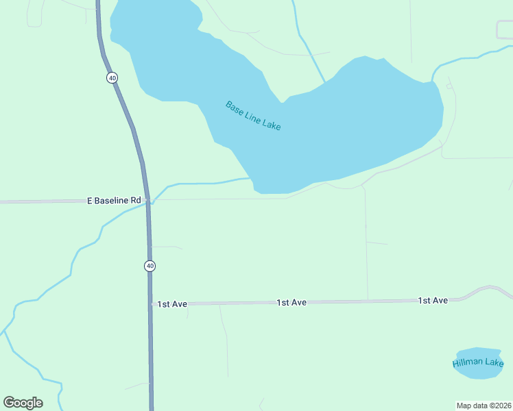 map of restaurants, bars, coffee shops, grocery stores, and more near 31253 East Baseline Road in Gobles