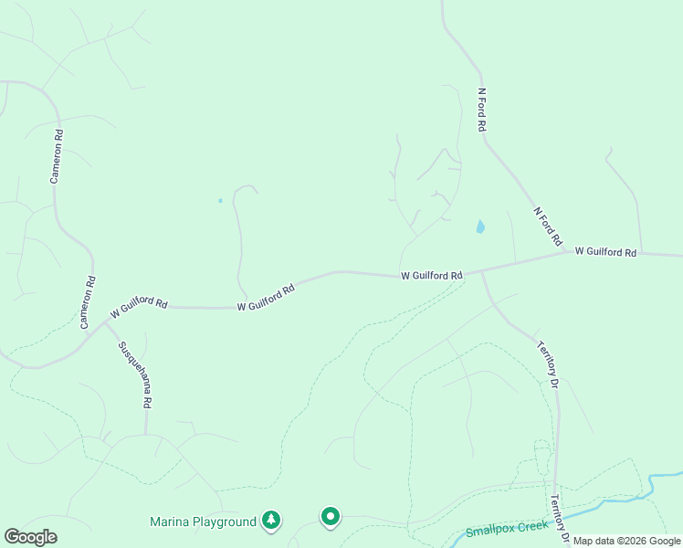 map of restaurants, bars, coffee shops, grocery stores, and more near 5113 West Guilford Road in Galena