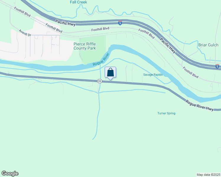 map of restaurants, bars, coffee shops, grocery stores, and more near 5275 Rogue River Highway in Grants Pass
