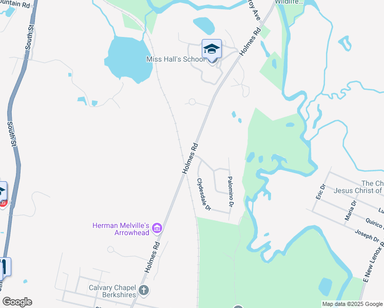 map of restaurants, bars, coffee shops, grocery stores, and more near 654 Holmes Road in Pittsfield