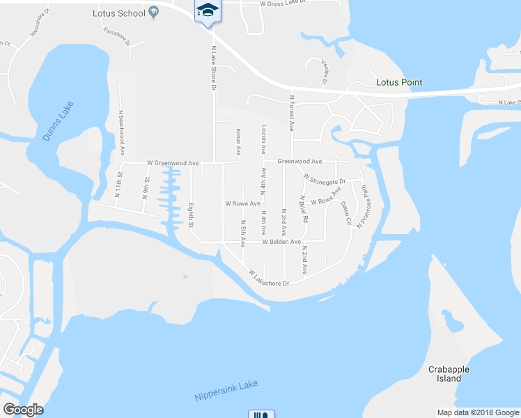 map of restaurants, bars, coffee shops, grocery stores, and more near 38352 North 4th Avenue in Spring Grove