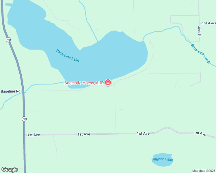 map of restaurants, bars, coffee shops, grocery stores, and more near 3625 Baseline Road in Gobles