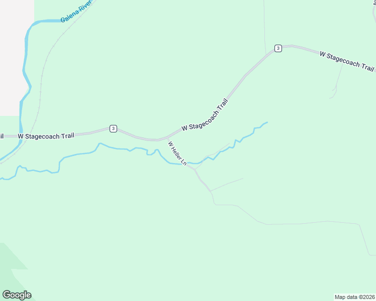 map of restaurants, bars, coffee shops, grocery stores, and more near 7007 West Heller Lane in Galena