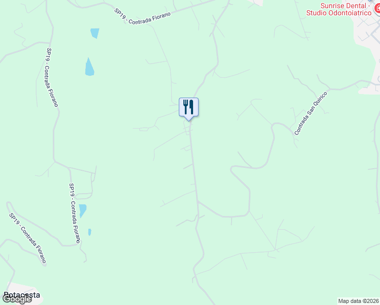 map of restaurants, bars, coffee shops, grocery stores, and more near 98 SP19 - Contrada Fiorano in Provincia di Pescara