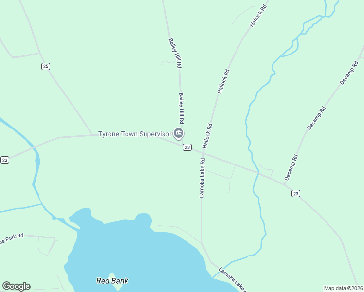 map of restaurants, bars, coffee shops, grocery stores, and more near 469-499 County Road 23 in Bradford