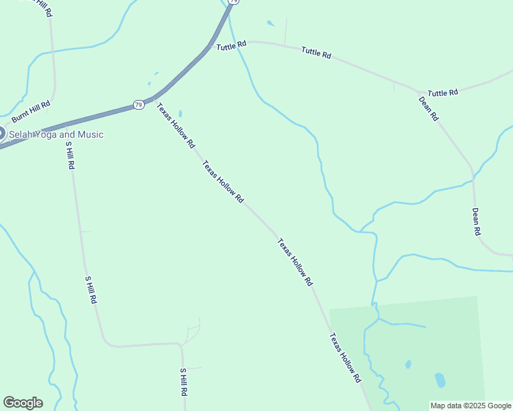 map of restaurants, bars, coffee shops, grocery stores, and more near 3900 Texas Hollow Road in Burdett