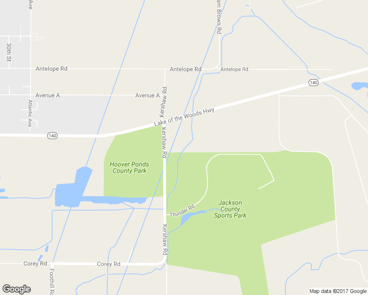 map of restaurants, bars, coffee shops, grocery stores, and more near 7314 Kershaw Road in Central Point