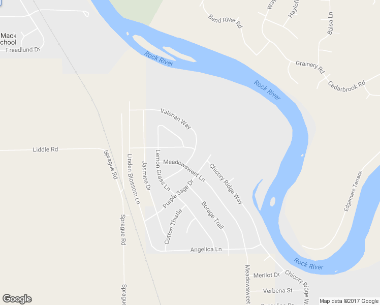 map of restaurants, bars, coffee shops, grocery stores, and more near 558 Bergamot Way in Roscoe