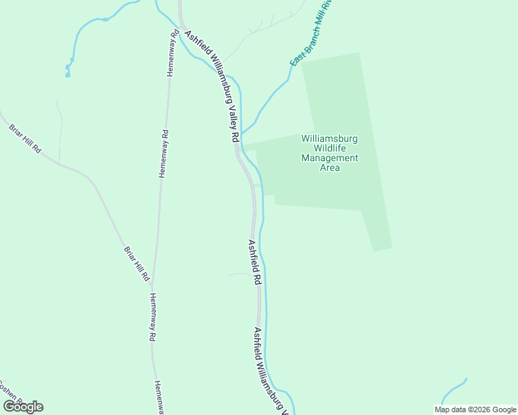map of restaurants, bars, coffee shops, grocery stores, and more near 77 Ashfield Road in Williamsburg