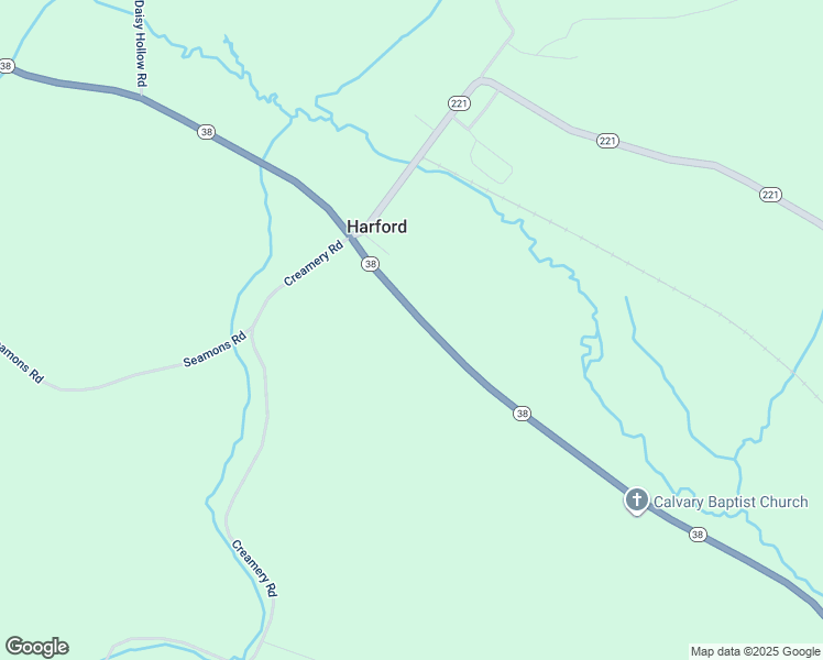 map of restaurants, bars, coffee shops, grocery stores, and more near 339 New York 38 in Harford Mills