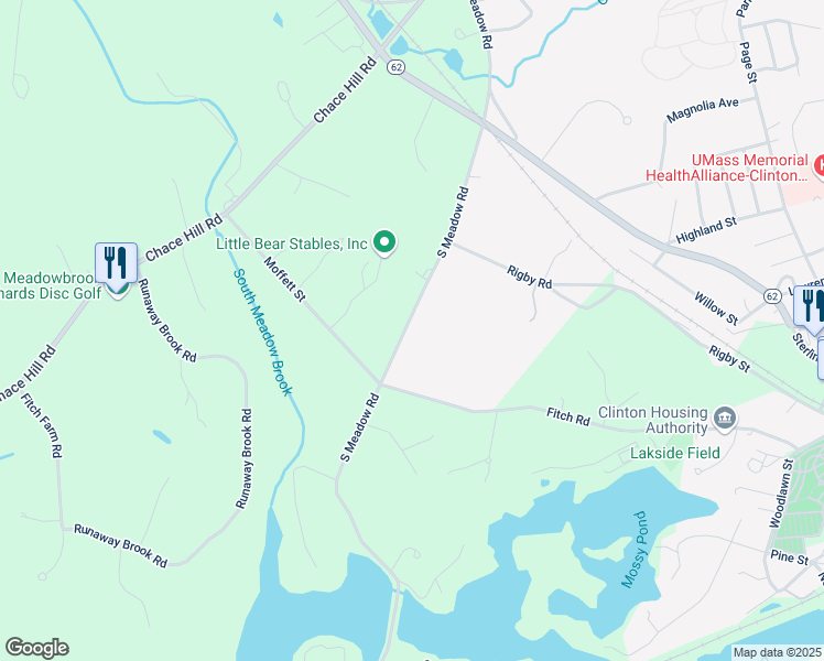map of restaurants, bars, coffee shops, grocery stores, and more near 400 South Meadow Road in Lancaster