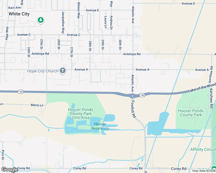 map of restaurants, bars, coffee shops, grocery stores, and more near 7314 Juniper Drive in White City