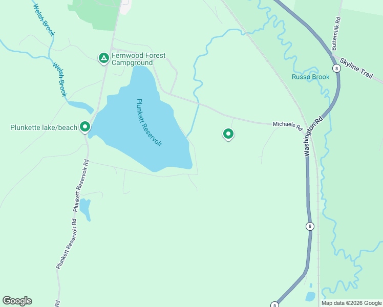 map of restaurants, bars, coffee shops, grocery stores, and more near 277 S Shore Rd in Hinsdale