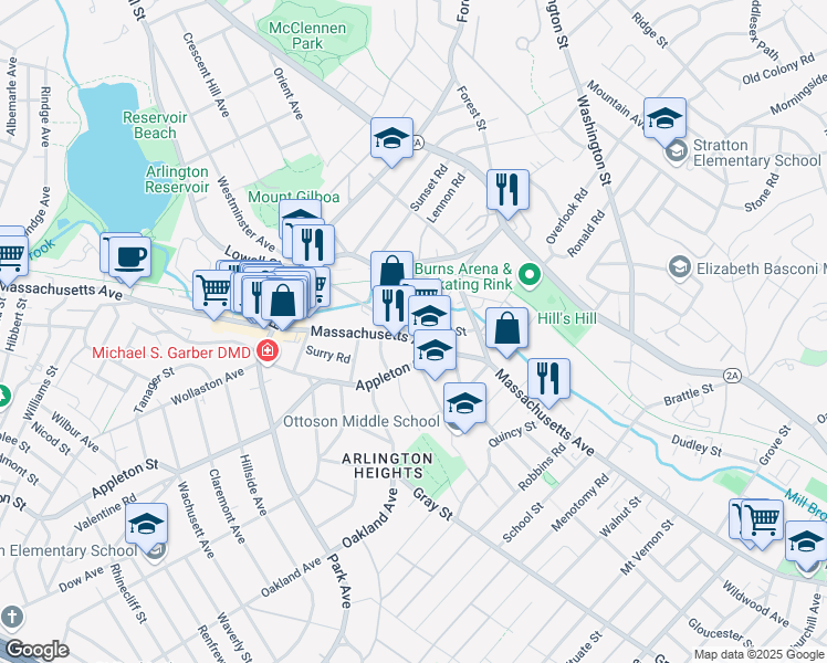 11 Lowell Street, Arlington MA Walk Score