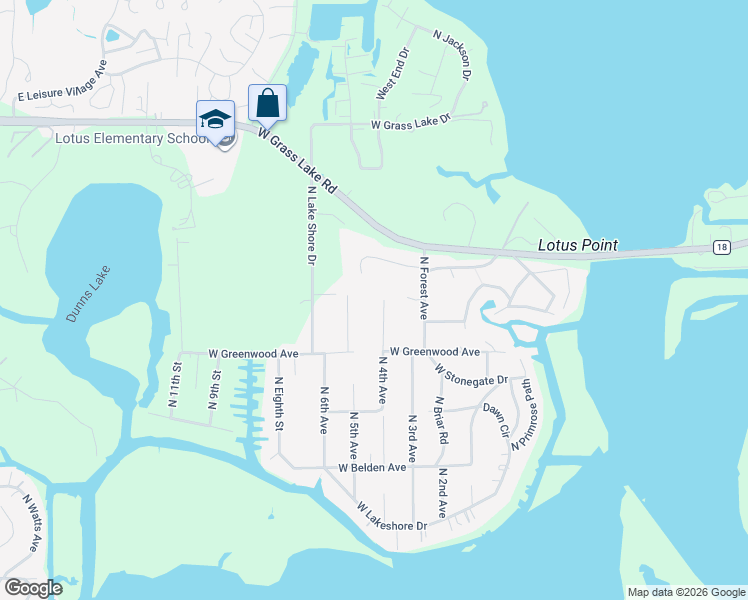 map of restaurants, bars, coffee shops, grocery stores, and more near 38624 Lincoln Avenue in Spring Grove