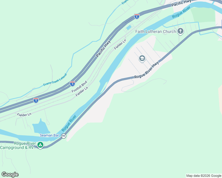 map of restaurants, bars, coffee shops, grocery stores, and more near 7955 Rogue River Highway in Grants Pass