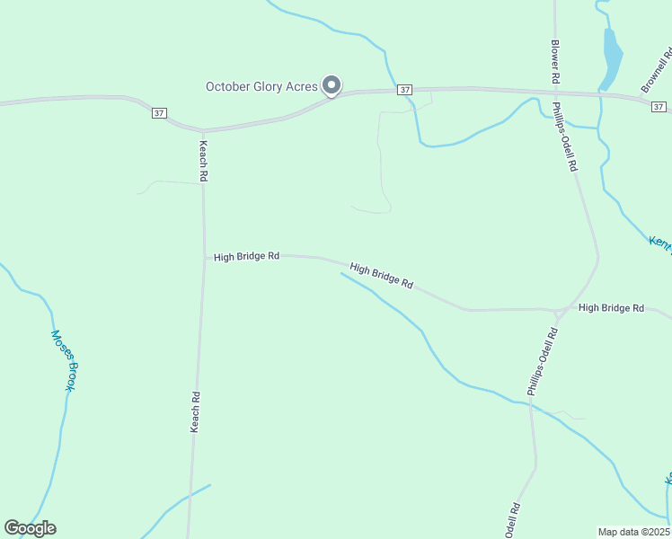 map of restaurants, bars, coffee shops, grocery stores, and more near 1094 High Bridge Road in Mount Upton