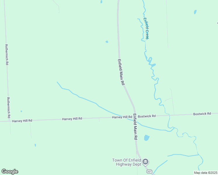 map of restaurants, bars, coffee shops, grocery stores, and more near 356 Enfield Main Road in Ithaca