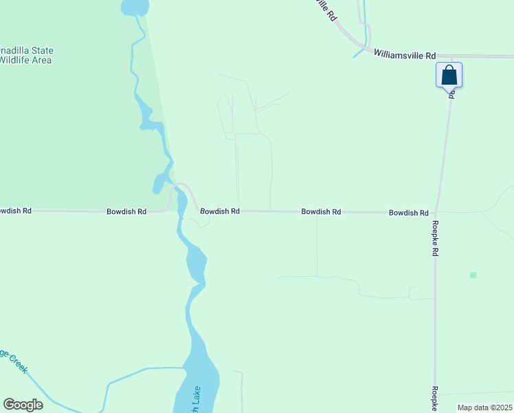 map of restaurants, bars, coffee shops, grocery stores, and more near 18320 Walnut Lane in Gregory
