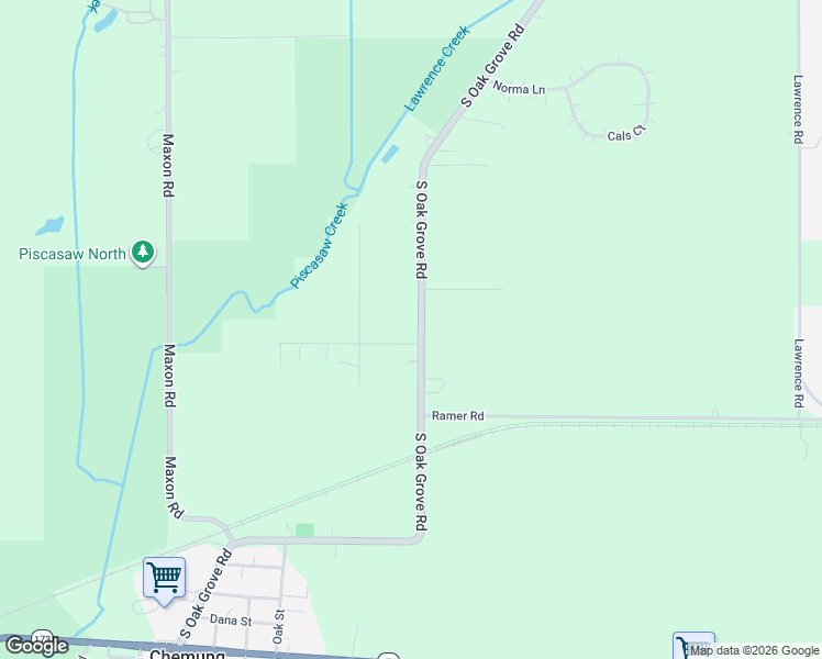 map of restaurants, bars, coffee shops, grocery stores, and more near 6715 South Oak Grove Road in Harvard