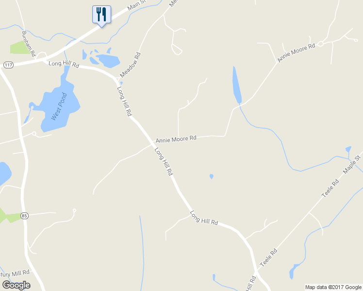 map of restaurants, bars, coffee shops, grocery stores, and more near 23 Annie Moore Road in Bolton