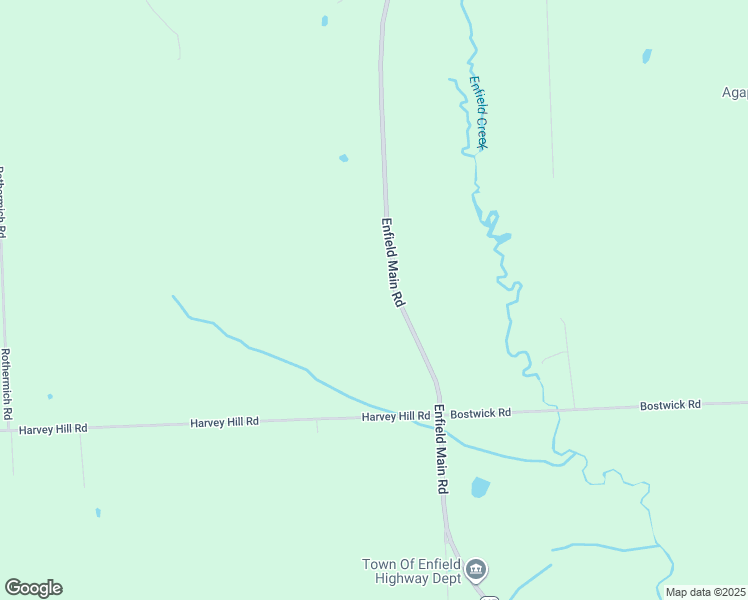 map of restaurants, bars, coffee shops, grocery stores, and more near 356 Enfield Main Road in Ithaca