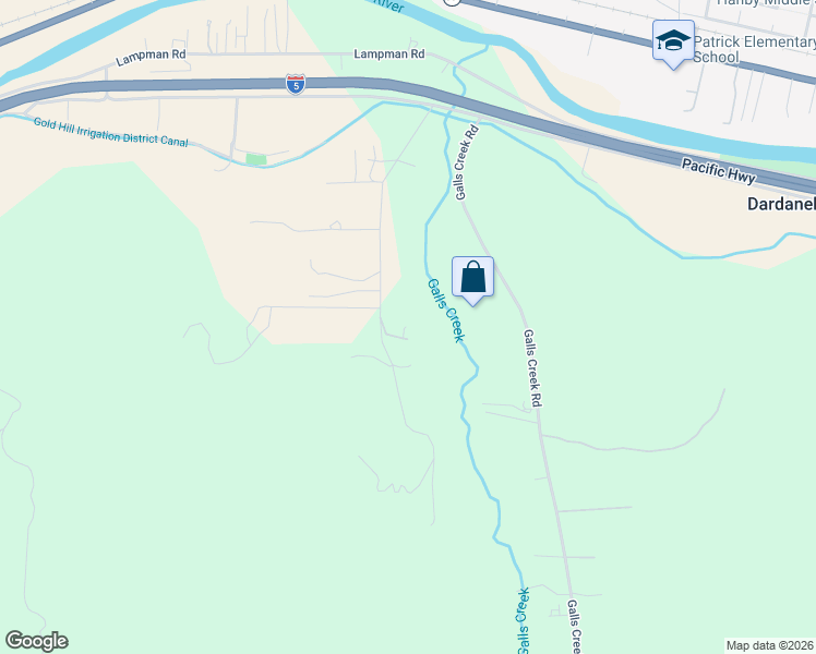 map of restaurants, bars, coffee shops, grocery stores, and more near 545 Hodson Road in Gold Hill