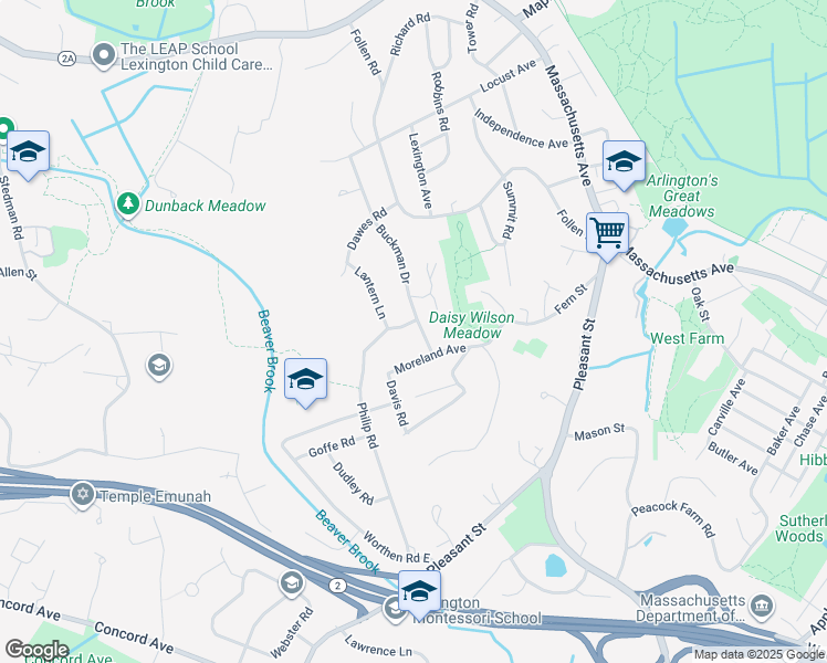 map of restaurants, bars, coffee shops, grocery stores, and more near 79 Buckman Drive in Lexington