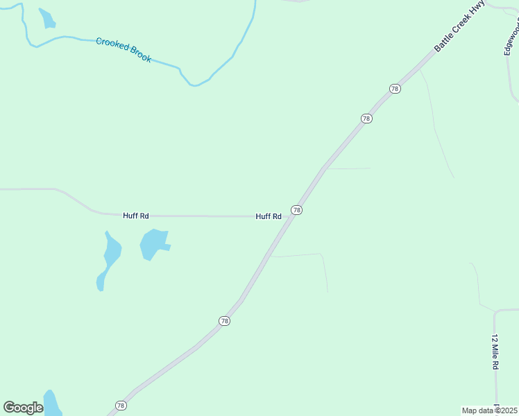 map of restaurants, bars, coffee shops, grocery stores, and more near 10605 Huff Road in Bellevue