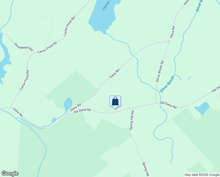 map of restaurants, bars, coffee shops, grocery stores, and more near 749 Dana Road in Barre