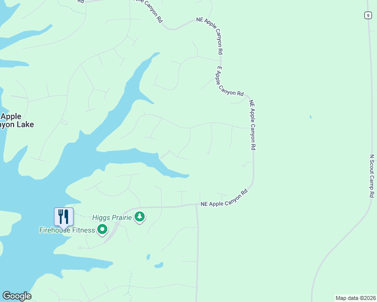 map of restaurants, bars, coffee shops, grocery stores, and more near 9 Cottonwood Court in Apple River