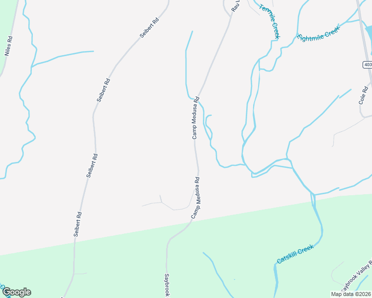 map of restaurants, bars, coffee shops, grocery stores, and more near 221 Camp Medusa Road in Medusa