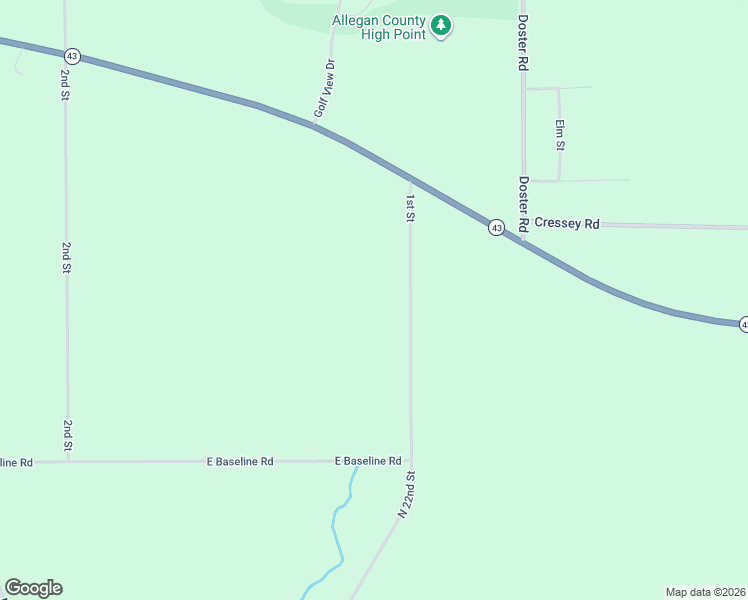 map of restaurants, bars, coffee shops, grocery stores, and more near 78 1st Street in Plainwell