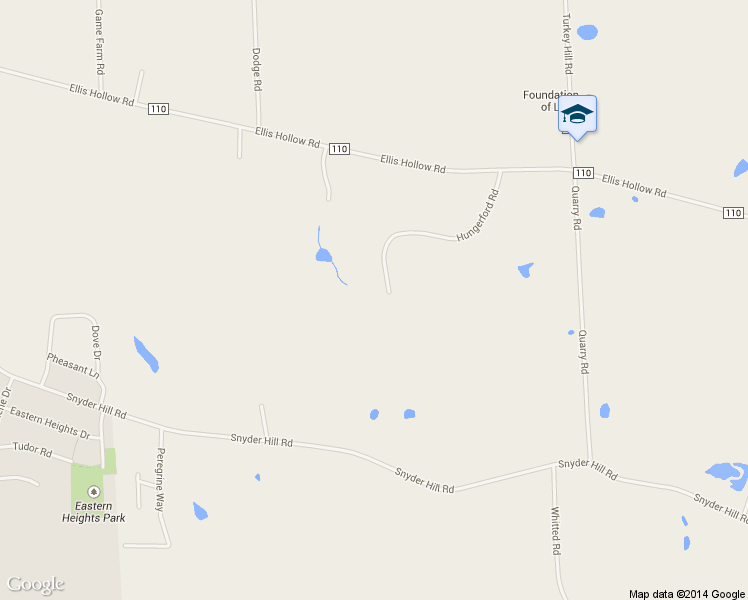 map of restaurants, bars, coffee shops, grocery stores, and more near 94 Hungerford Road in Ithaca