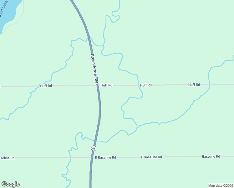 map of restaurants, bars, coffee shops, grocery stores, and more near 8392 Huff Road in Bellevue