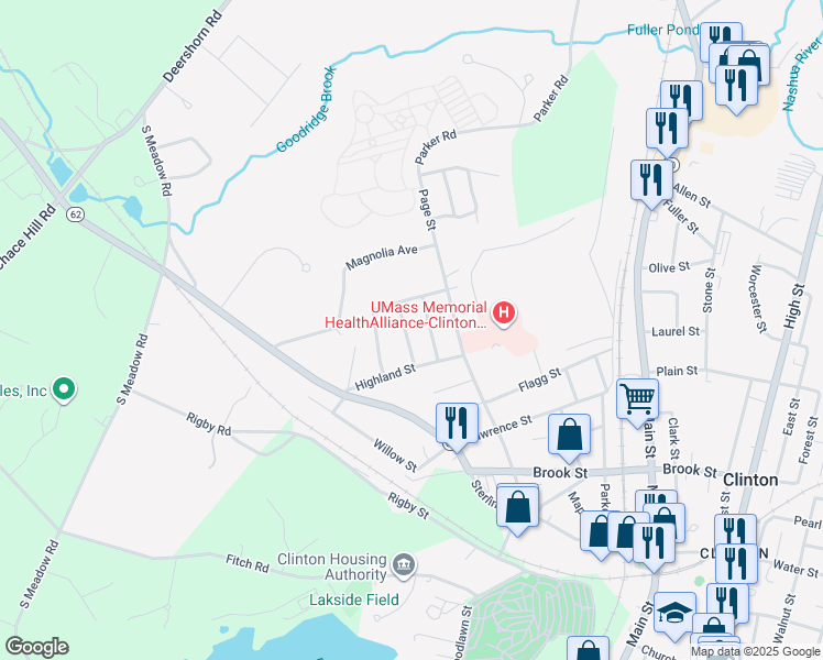map of restaurants, bars, coffee shops, grocery stores, and more near 11 Bristol Avenue in Clinton