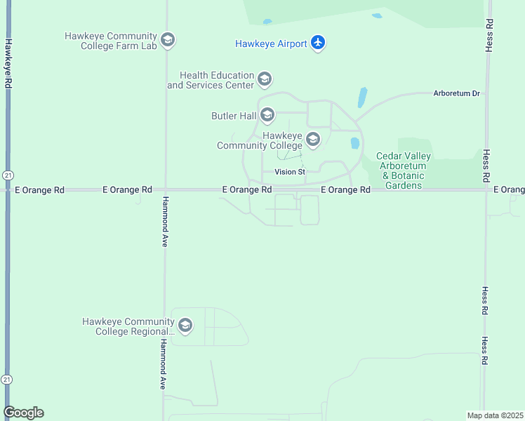 map of restaurants, bars, coffee shops, grocery stores, and more near 6052 Stardust Drive in Waterloo